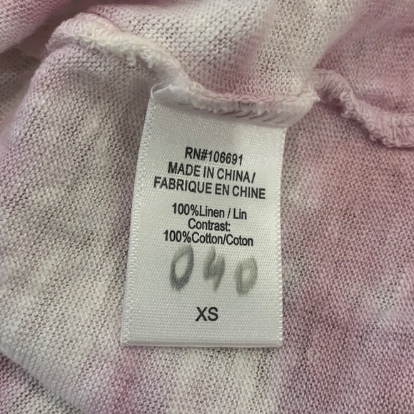 Young Fabulous & Broke Linen YFB Purple Tie Dye Tank Top - Picture 12 of 14